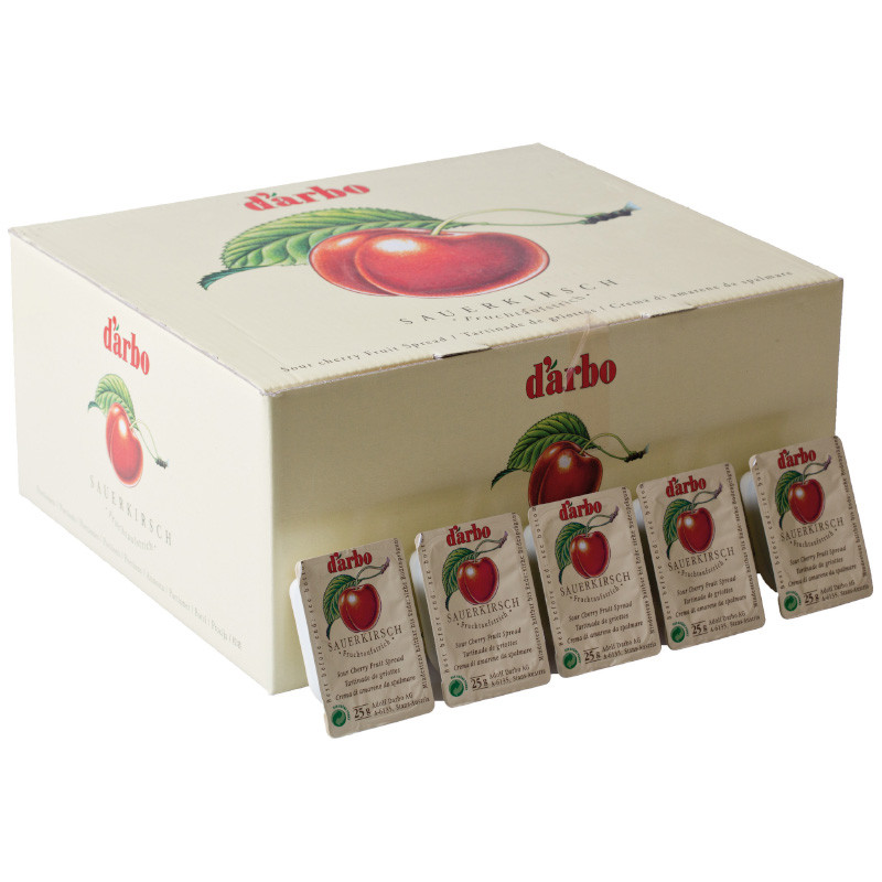 Darbo Portionen Weichsel 100 x 25 g 45% Fruchtanteil kaufen